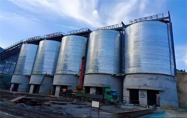 宝坻螺旋卷板仓施工现场